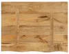 vidaXL Blat 80x60x3,8 cm krawędź z litego drewna Szorstkie Podgląd zdjęcia produktu 4