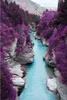 Wallario Poster - Fluss in lilafarbener Schlucht, Produktbild-Vorschau 1