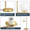 ZMH Lampe de chevet Or Moderne Lampe de table 1 flamme Voir les images du produit 2