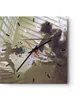 Wanduhr - Quadrat - Glasuhr - Roboter Samurai Schwert Produktbild-Vorschau 1