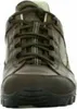 A close-up front view of a brown hiking shoe. Voir les images du produit