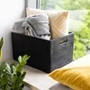 Creative Deco Černá dřevěná bedna košík na ovoce | Náhled obrázku produktu 2