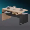CASARIA® Couchtisch Holz Grau mit Stauraum 95x55x50cm Produktbild-Vorschau 3