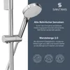 SANTRAS® Duschstange 90 cm inkl. Handbrause & Produktbild-Vorschau 4