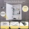 Umývadlo do kúpeľne so zrkadlom a LED osvetlením, 50 x 70 Náhľad obrázku produktu 2