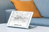 MuchoWow® Laptop Aufkleber Sticker Cover Berlin - Karte - Produktbild-Vorschau 4