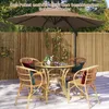 Ombrellone COSTWAY 300x300cm, ombrellone a sbalzo con Anteprima dell’immagine prodotto 8