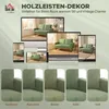 HOMCOM Sofa 2 Sitzer 134 cm Cord Couch mit dicker Produktbild-Vorschau 7