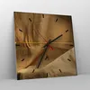 Wanduhr - Quadrat - Glasuhr - Pfeile Holz Schießen Produktbild-Vorschau 4