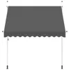 vidaXL Tenda da sole retrattile a comando manuale 250 cm Anteprima dell’immagine prodotto 2