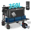 Sekey Bollerwagen Faltbar 4XL – Doppelstock 350L, Extra Produktbild-Vorschau 1