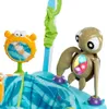 A close-up of a baby jumperoo with ocean-themed toys. Produktbild-Vorschau
