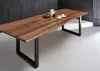 Esstisch Baumkante massiv Akazie nussbaum 280 x 100 schwarz Produktbild-Vorschau 7