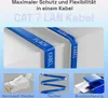hb-digital Netzwerk Kabel 2m LAN Kabel Cat7 Patch Kabel Produktbild-Vorschau 4