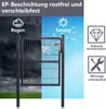 EINFEBEN Gartentor Gartentore Zauntor Hoftuer Zaun Metall Produktbild-Vorschau 6