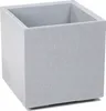 A light gray concrete planter with a geometric pattern on the bottom half of its sides. Anteprima dell’immagine prodotto