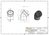 Ostendorf KG SN 4 Bogen DN/OD 250 45 Grad Produktbild-Vorschau 2