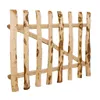 vidaXL Zauntor Einflügelig Haselnussholz 100×60 cm Produktbild-Vorschau 3
