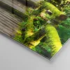 Bilder auf glas - Asien natur park brücke - 30x30cm - Produktbild-Vorschau 5
