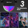 FIMEI Discokugel 2PCS,15 Farben, musikaktiviertes Produktbild-Vorschau 8