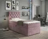 NORDELO Boxspringbett ELEGANTE 90x200 cm Rosa Komplett-Set Produktbild-Vorschau 6