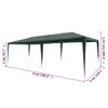 Partyzelt 3 x 6 m PE Grün , Pavillons & Partyzelte Design Produktbild-Vorschau 6