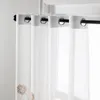 Lot de 2 rideaux en voile transparent brodé avec œillets, Voir les images du produit 8