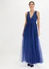 Bonprix abito da sera lungo con corpetto in pizzo blu Anteprima dell’immagine prodotto 3