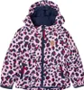 A children's jacket with a leopard print pattern. Produktbild-Vorschau