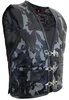 Herren Camouflage Lederkutte Kutte Lederweste Camo Muster Produktbild-Vorschau 1