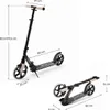 A scooter is shown with dimensions indicated by lines and measurements. Náhled obrázku produktu