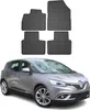 2016-2020 Renault Scenic tappetini in gomma nera 4 pz Anteprima dell’immagine prodotto 1