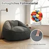 Übergroßer Sitzsack für Erwachsene, Füllung aus Produktbild-Vorschau 5