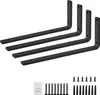 SucceBuy Regalhalterung, 16 x 6 Zoll, 4 Stück. Produktbild-Vorschau 1