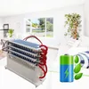 A product shot of an ozone generator placed in a living room setting, with a graphic of a battery and leaves on the right side. Náhled obrázku produktu