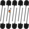 10x Toilettenbürste, Set Schwarz – WC Bürste Ø 7,8 cm Produktbild-Vorschau 1