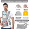 OKWISH Kindertrage Bauchtrage Rückentrage Babytrage Produktbild-Vorschau 3
