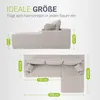 Juskys Sofa Coredo - Beige, moderne Couch aus Cord mit Produktbild-Vorschau 5