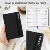Taschenkalender 2027 A6 mit Gummiband - Kalender 1 Woche 2 Produktbild-Vorschau 6