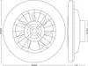 Philips Amigo Deckenventilator 20 W 42 W O x H 490 mm 137 Produktbild-Vorschau 3