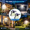 2 projecteurs solaires à 118 LED avec détecteur de Voir les images du produit 8