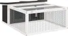 vidaXL Králíkárna Grey 117,5x97x47,5 cm Borovicový masiv Náhled obrázku produktu 1