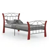 vidaXL Rama łóżka czarna metalowa 90x200 cm Podgląd zdjęcia produktu 1