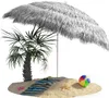 A beach scene with a straw umbrella, a palm tree, a towel, sunglasses, flip-flops, a starfish, and a beach ball. Produktbild-Vorschau