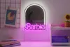 Barbie miroir mural néon 27 cm Voir les images du produit 2