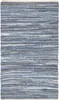 A flat lay of a blue striped rug. Náhled obrázku produktu