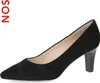 Peter Kaiser Pumps 72444, Rauleder, Schwarz, Damen Produktbild-Vorschau 6