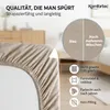 Komfortec Jersey Spannbettlaken 200x200 cm, 100% Baumwolle, Produktbild-Vorschau 5