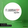 Huuraa Aufkleber Ft. Lauderdale my love 10cm rund Sticker Produktbild-Vorschau 3