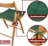 NatureMark 4er Set Stuhlkissen mit B?ndern Gr. 40x40 cm Produktbild-Vorschau 6